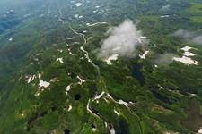 Bird's eye view of Kambalnaya River