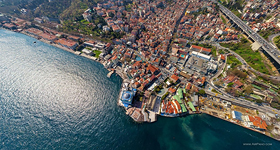 Above the Büyük Mecidiye (Ortakoy) Mosque