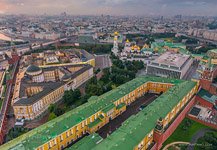 Московский Кремль с высоты птичьего полета №2