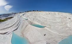 Travertine terraces