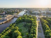 Калининград с высоты птичьего полета Калининград с высоты птичьего полета