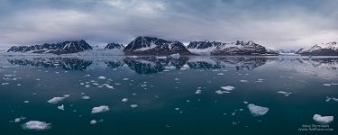 Полярный пейзаж. Фьорд Любви (Liefdefjorden)