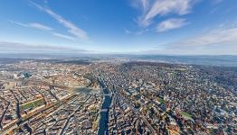 Цюрих с высоты птичьего полета Цюрих с высоты птичьего полета