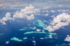 Облака над Мальдивами