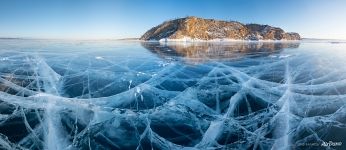 Панорама мыса Будун, озеро Байкал