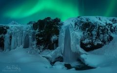 Водопад Киркюфельфосс, Исландия Водопад Киркюфельфосс, Исландия