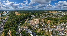 Above the Château de Langeais