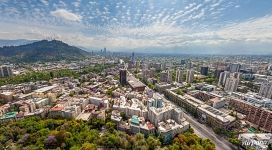 Сантьяго с высоты птичьего полета Сантьяго с высоты птичьего полета