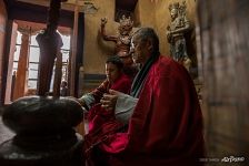 В монастыре Тханби Лхакхнаг