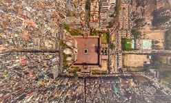 Above the Jama Masjid. Delhi