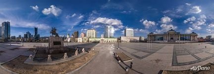 Panorama of Chinggis Square