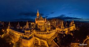 Fisherman’s Bastion at night