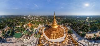 Золотая ступа Шведагон. Мьянма. Буддизм
