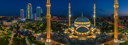 Мечеть «Сердце Чечни». Грозный, Россия. Ислам Мечеть «Сердце Чечни». Грозный, Россия. Ислам