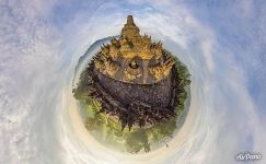 Верхний ярус ступы Боробудур. Планета Верхний ярус ступы Боробудур. Планета