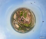 Above the entrance to the Fort