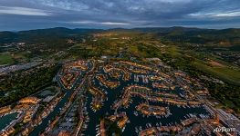 Bird’s eye view of Port Grimaud