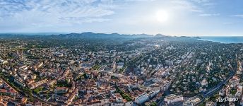 Bird’s eye view of Saint-Raphaël