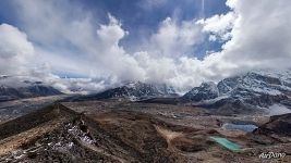 View from the top of the Kala Patthar