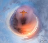 Статуя Христа-Искупителя. Планета. Рио-де-Жанейро, Бразилия Статуя Христа-Искупителя. Планета. Рио-де-Жанейро, Бразилия