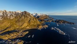 Bird’s eye view of the village Å