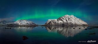 Северное сияние на Лофотенских островах Северное сияние на Лофотенских островах