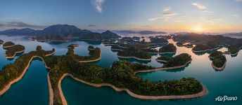 Озеро тысячи островов, Китай