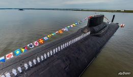 Тяжелый атомный ракетный подводный крейсер стратегического назначения «Дмитрий Донской» Тяжелый атомный ракетный подводный крейсер стратегического назначения «Дмитрий Донской»