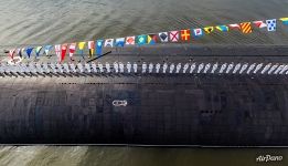 Тяжелый атомный ракетный подводный крейсер стратегического назначения «Дмитрий Донской» Тяжелый атомный ракетный подводный крейсер стратегического назначения «Дмитрий Донской»