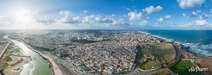 Панорама Рабата с высоты Панорама Рабата с высоты
