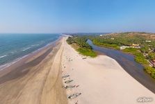 Above Mandrem Beach