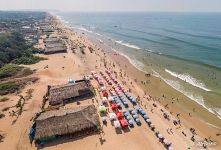Над пляжем Калангут Над пляжем Калангут