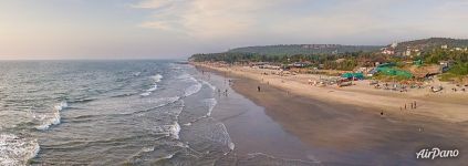 Панорама пляжа Ашвем Панорама пляжа Ашвем