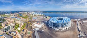 Панорама стадиона «Нижний Новгород» Панорама стадиона «Нижний Новгород»