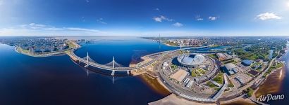 Панорама стадиона «Санкт-Петербург» Панорама стадиона «Санкт-Петербург»