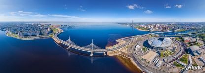 Панорама стадиона «Санкт-Петербург» Панорама стадиона «Санкт-Петербург»