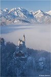 Замок Нойшванштайн зимой №3 Замок Нойшванштайн зимой №3