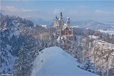 Замок Нойшванштайн зимой №8 Замок Нойшванштайн зимой №8