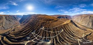 Россия, Алтай. Перевал Кату-Ярык. Река Чулышман Россия, Алтай. Перевал Кату-Ярык. Река Чулышман