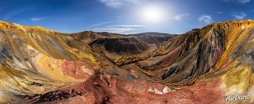 Россия, Алтай. Цветные горы Кызыл-Чина (Марс)