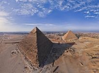 Великие Египетские пирамиды в Гизе. Пирамида Хефрена и Пирамида Хеопса