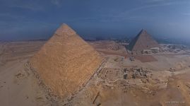 Пирамида Хефрена и Пирамида Хеопса