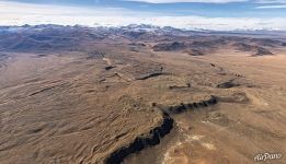 Мореные валы на юге Чуйской степи