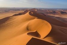 Дюны Сахары с дрона