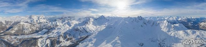 Альтипорт Куршевель. Панорама Альтипорт Куршевель. Панорама