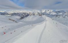 Над трассами Куршевеля Над трассами Куршевеля