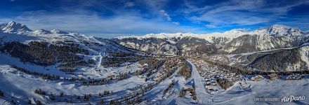 Панорама Куршевеля Панорама Куршевеля