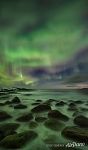 Баренцево море. Северное сияние Баренцево море. Северное сияние