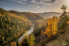 Осень у реки Кокса