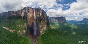 Панорама водопада Анхель